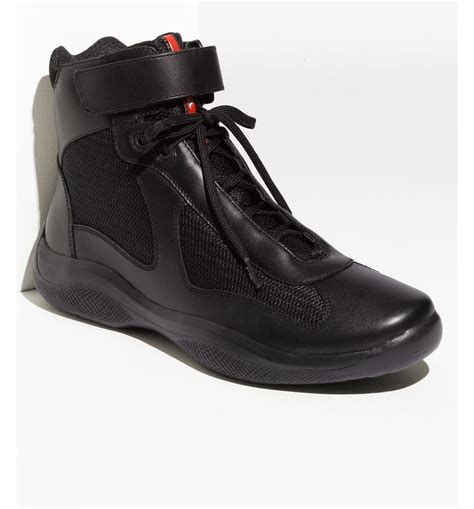 prada america's cup high-top sneakers|prada americas cup sneakers sale.